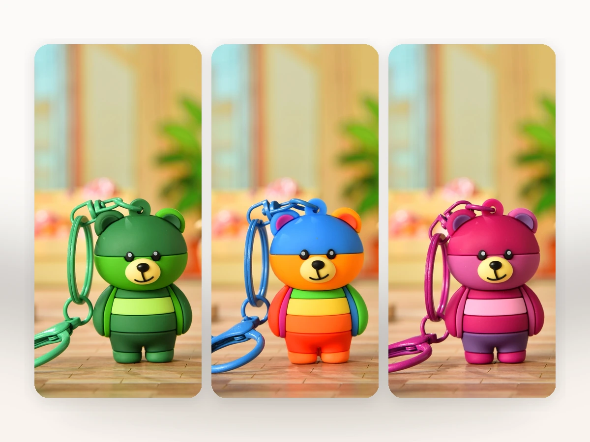 TimyBear 毛绒挂件与硬质挂件