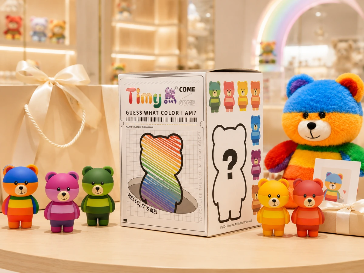 TimyBear 礼物与包装布景的未来概念示意