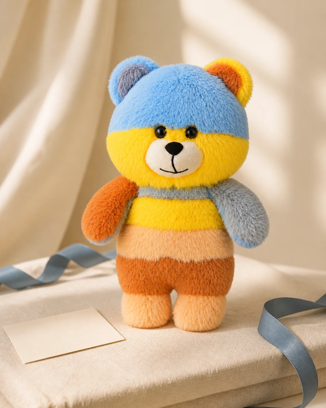 美拉德拼色毛绒|TimyBear 商品图片